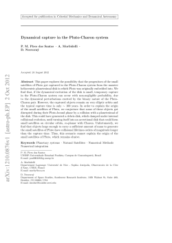arXiv:1210.0876v1 [astro-ph.EP] 2 Oct 2012