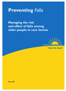 Preventing Falls