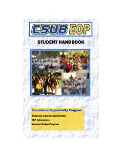 EOP handbook here