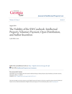 The Viability of the $30 Casebook