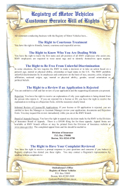 Customer Service Bill of Rights