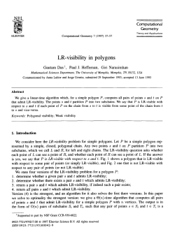 LR-visibility in polygons