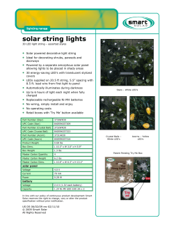 solar string lights