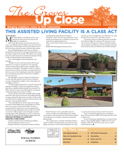 THIS ASSISTED LIVING FACILITY IS A CLASS ACT