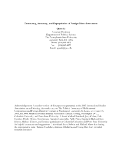 Democracy, Autocracy, and Expropriation of Foreign