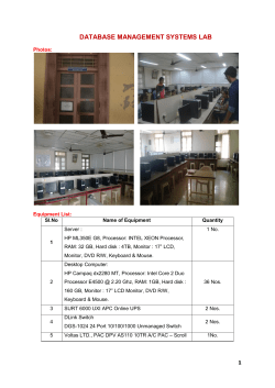 DATABASE MANAGEMENT SYSTEMS LAB