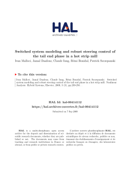 Switched system modeling and robust steering control of the tail end