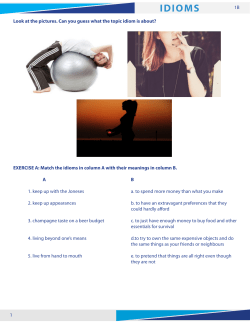 IDIOMS