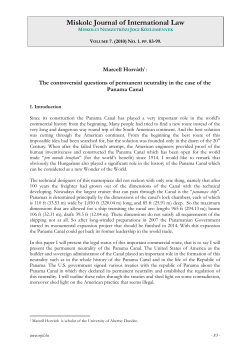 Miskolc Journal of International Law