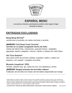 ESPA&Ntilde;OL MEN&Uacute;