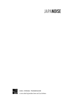 JAPANOISE - UCSB Music Department