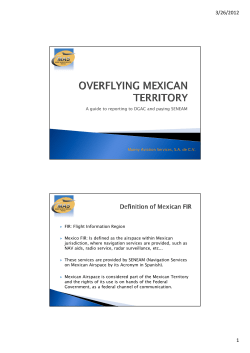 Guide to Overflying Mexican Territory (3MB, PDF)