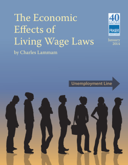 The Economic Effects of Living Wage Laws