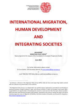 International migration, human development and integrating