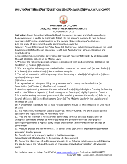 Government - Uniuyo Updates