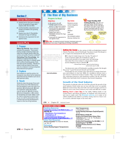 2 The Rise of Big Business