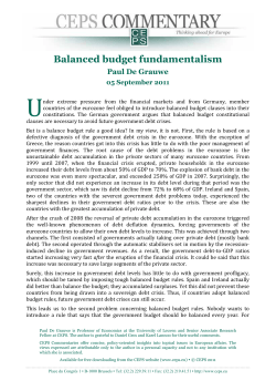 Balanced budget fundamentalism