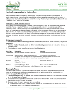 How To Handle Retainer Payments - Quality Practice Management