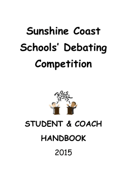 Coaches Handbook 2015
