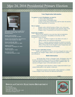 May 24, 2016 Presidential Primary Election