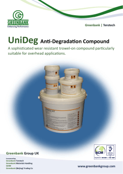 UniDeg Abrasion Resistant Compound