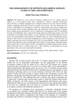 Scientific Papers 32 (3/2014)