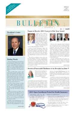 May 2011 - Bar Association of Erie County