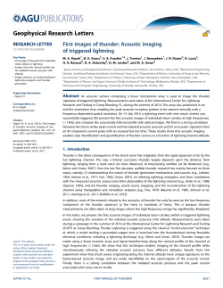First images of thunder: Acoustic imaging of triggered lightning