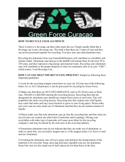 how can you help the recycling process?