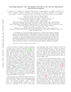 Controlling magnetic order and quantum disorder in one