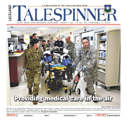 November 4, 2016 - Joint Base San Antonio