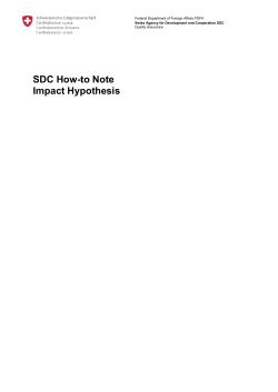 How to Note: Impact Hypotheses