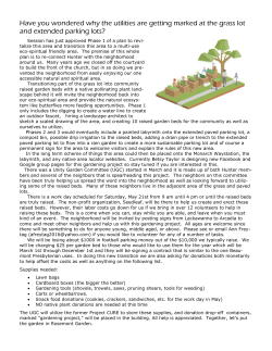 Have you wondered why the utilities are getting marked at the grass
