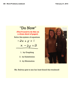 AB - Word Problems.notebook