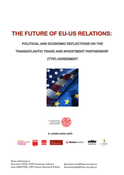 Four political challenges for the transatlantic trade negotiation TTIP