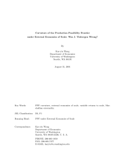 Curvature of Production Possibility Frontier under Economies of Scale