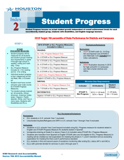 Student Progress