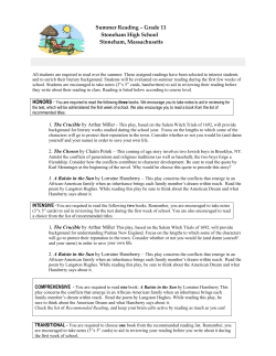 Summer Reading - Stoneham Public Library