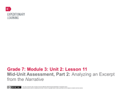 Grade 7: Module 3: Unit 2: Lesson 11