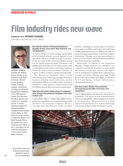 Film industry rides new wave