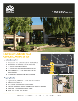 1300 SLR Campus - Goodyear &ndash; Economic Development