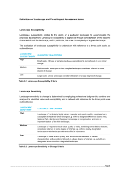 103.1K Appendix 8-1 Definition of Landscape Assessment