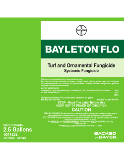 Bayleton Flo - Backed By Bayer