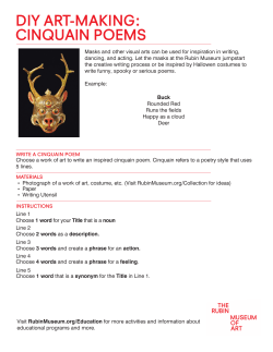 DIY: Poetry - Rubin Museum of Art