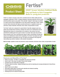 Fertiss - Oasis Grower Solutions