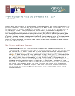 French Elections Have the Eurozone in a Tizzy