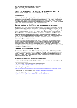 DOES TAN 8 SUPPORT THE WELSH ENERGY POLICY AND THE