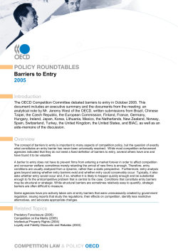 58 - Barriers to Entry