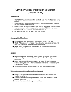 Uniform Policy - Moodle