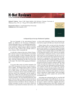 An Imperial Ego in the Age of Industrial Capitalism - H-Net